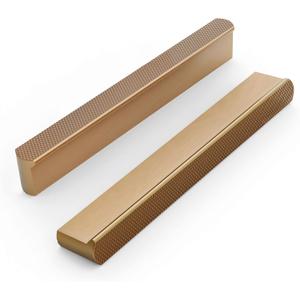 10 Pack Champagne Bronze Cabinet Pulls 3.75 Inch Cabinet Handles Kitchen Cabinet Hardware Kitchen Handles for Cabinets Champagne Dresser Pulls Kitchen Pulls (3.75"/96MM Hole Center)