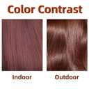 Auburn Ponytail Extension,22" Clip in Ponytail for Women Short Ponytail Hair Extension Synthetic Heat Friendly Fiber for Girls