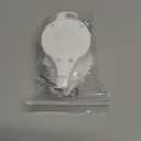 Rierdge 2 Pack Retractable Plant Pulley Adjustable Hanging Basket Hooks for Hanging Plants, White (Buckle Type)