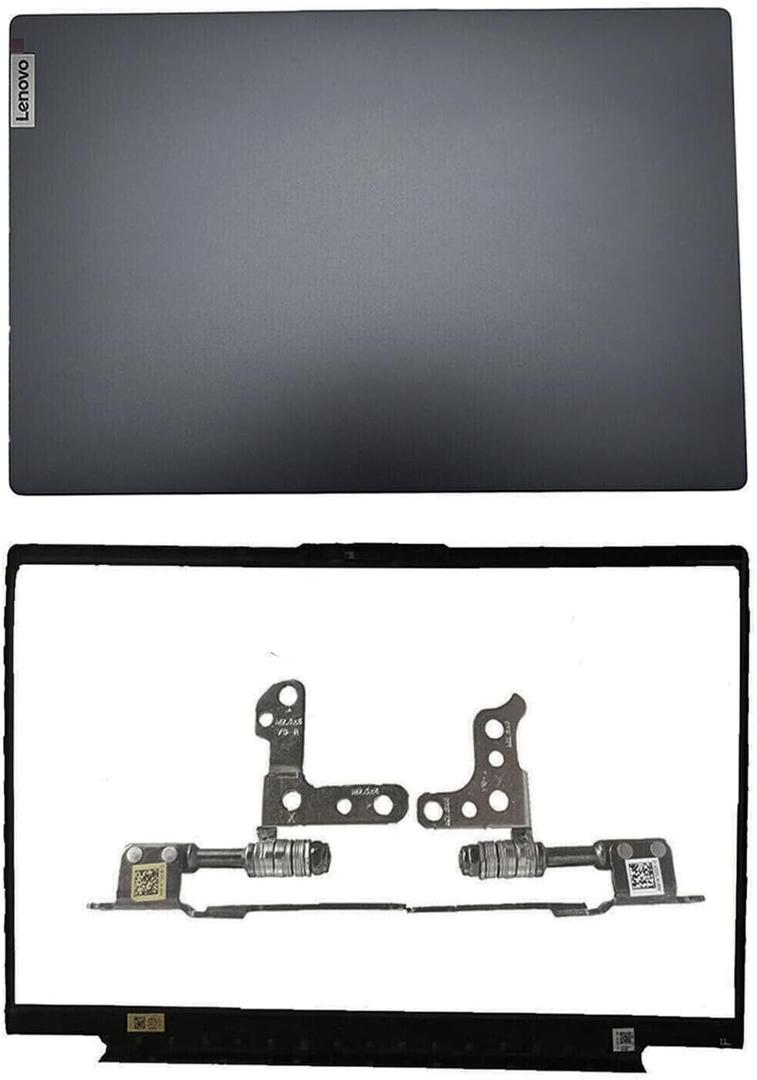 Wzqrps Replacement Laptop LCD Cover Back Rear Top Lid Hinges Front Bezel for Lenovo ideapad 5 15IIL05 15ARE05 15ITL05 15ALC05 5-15IIL05 5-15ARE05 5-15ITL05 5-15ALC05 5CB0X56073 5CB0Z31048 (Gray)