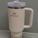 STANLEY Quencher H2.0 Tumbler with Handle and Straw 40 oz Flowstate 3-Position Lid Cup Holder Compatible for Travel Insulated Stainless Steel Cup BPA-Free Rose Quartz 2.0