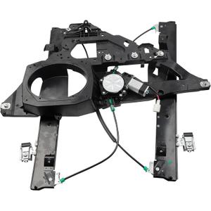 Dasbecan Front Passenger Side Power Window Regulator with Motor and Panel Compatible with Ford Expedition Lincoln Navigator 2007-2017 Right Side with 2-Pin Plug Replaces 748-598 7L1Z7823200B