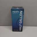 AQUAFIT 64 oz Water Bottle with Time Marker - 2in1 Straw & Chug Lid - BPA Free Big Water Bottle with Straw - Gym Water Bottle with Strap - Water Jug (64 Ounces, Purple Haze)