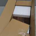 SKYSEN Floating Shelves for Wall Set of 6, 15.7in Wood Wall Shelf for Decor, Bathroom, Bedroom, Storage, Book,Kitchen, Living Room - Dark Brown(fs-40-d)