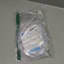 3 Pack Oxygen Tubing with 2pcs Oxygen Tubing Connector - 7Ft Premium Green Crush Resistant Non-Kinking Oxygen Tubes (Clear)