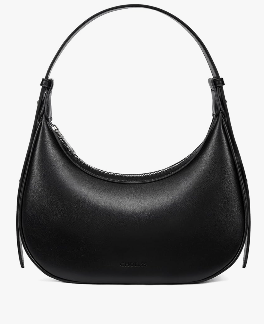 Shoulder Bag for Women RFID Vegan Leather Crescent Hobo Bag Clutch Underarm Purse Top-Handle Travel Handbags