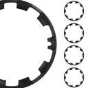 22 inch Model Y (2020-2024) Rim Protector Wheel Rim Protection for Tesla Wheels Protectors 4PCS Rims Protections ABS Performance Hubcaps Cover Hub Accessories