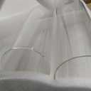 12 Pillar Candles W Vases,3.4''x 4.7'', 7'', 9.8'',Ivory White