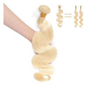 Blonde Body Wave Bundles Human Hair 30 Inch 16A 613 Blonde Bundles Human Hair,Sew In Quick Weave Body Wave Bundles 100% Real Human Hair Extensions Tangle Free Shedding Free Triple Lifespan 3X