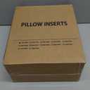 puredown Lumbar Pillow Inserts 12 x 20 (Pack of 2, White), Filled with Feather and Down, Decorative Pillows for Couch, Home Decor