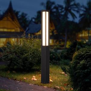 Outdoor Pathway Lights, 71 Inches Tall Bollard Light, 3000K Landscape Path Lighting, Large Mordern Led Bollards, IP65 Waterproof Pole Sidewalk Lights Wired for Driveway Walkway Garden Yard