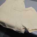 Wyeysyt 2 Piece Sets for Women Summer, Sweater Set Sleeveless Tunic Top and Shorts Beach Vacation Sets Tracksuits (Small, Apricot)