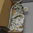 32 Heads Artificial Poppies 8PCS White Silk Poppy Flowers Faux Flowers with Stems for Wedding Bouquet Home Party Garden Outdoor Decoration(White)