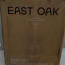 EAST OAK 50,000 BTU Patio Heater with Sand Box, Table Design, Double-Layer Stainless Steel Burner, Wheels, Triple Protection System, Outdoor Heater for Home and Residential, Polar Night (Black)