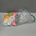 ANWA Cat Cone Collar Soft, Waterproof Cat Recovery Collar, Adjustable Soft Cone for Cats After Surgery (Medium, Rainbow)