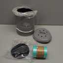 Perfnique Kitchen Compost Bin, 1.3 Gallon Countertop Compost Bin with Lid, Indoor Compost Includes Inner Liner and Carbon Filter, Small Compost Bin with Bags (with Bags, Grey) (Gray)