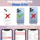 Boaretiu Cute Kawaii for iPhone 13 Pro Case with Stand - Fashion Cool 360° Rotate Ring Holder Kickstand Blue Flower Design for Women Girls Boys Teens Girly for iPhone 13 Pro Phone Case