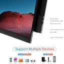 MNN 4K Portable Monitor 15.6" 3840x2160 UHD USB-C HDMI Laptop Monitor, 100% Adobe RGB IPS Computer Gaming Display HDR Travel Monitor w/Speakers & Smart Cover for Laptop Xbox PS5 Switch PC Phone