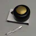 Portable Clip-On Fan, Mini USB Rechargeable 360° Rotatable Fan, 3-Speed Silent Mini Bladeless Fans (Black)