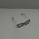 ZENOTTIC Round Optical Glasses Transparent Frame Clear Lens Eyewear Non-prescription Eyeglasses for Women (Black)