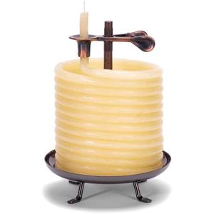 Candle by the Hour 60-Hour Candle, Eco-friendly Natural Beeswax with Cotton Wick