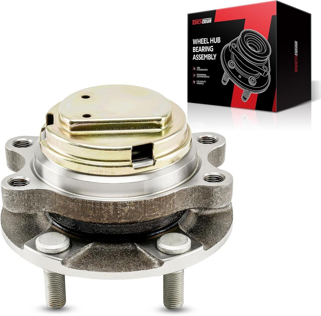 Torchbeam 513334 RWD Front Wheel Hub Bearing Assembly for 2008-2013 Infiniti G37, 2014-2023 Infiniti Q50, 2009-2020 Nissan 370Z, Infiniti G35 FX35 M35 Q60 Wheel Bearing 5 Lugs