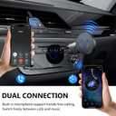 SONRU Bluetooth Aux Adapter for Car, Wireless Audio Receiver, Portable Hands-Free Kit with RCA AUX 3.5mm for Home/Car Stereo Music Streaming Sound System