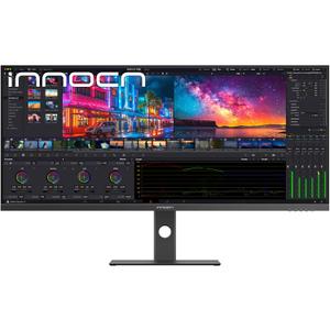 INNOCN 40 Inch 5K 5120 x 2160p Ultrawide Monitor for Laptop, 21:9, 100Hz, IPS, HDMI, DP, FreeSync, HDR400, USB-C, DeltaE2, Built-in Speakers, Height Adjustable, Black - 40C1U