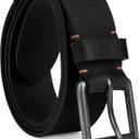 Timberland PRO Men's Workwear Work Belt Leather Belt, Size 40 (Black/Roller Buckley)