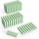 100Pcs Clothes Pins Wooden, 2.9 Inch Light Green Clothespins, Colorful Clothespins for Hanging Clothes Crafts Picture Pastel Laundry Clips Cheer