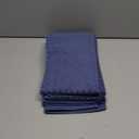 Homaxy 100% Cotton Terry Kitchen Towels(15" x 25", 6 Pack), Soft and Super Absorbent Dish Towels, 380 GSM Reusable Tea Towel with Hanging Loop, Pineapple Grid Designed, Navy Blue