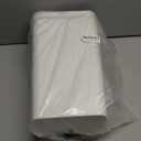 N. NETDOT 1 Pack 10L / 2.6 Gallon Small Trash Can with Lid, Bathroom Garbage Can with Pop-Up Lid, Waste Basket for Bathroom, Kitchen, Bedroom, Powder Room, Craft Room, Office, College (Off White)