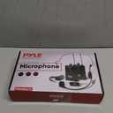 Pyle Dual UHF Microphone System - Portable Professional Cordless Microphone Set Wireless Mic Kit w/Headset / Lavalier Mic, Beltpack Transmitter, Receiver - Karaoke & Conference - Pyle PDWMU211,Black