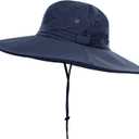 Surblue Wide Brim Sun Hat UV Sun Protection Bucket Hat for Fishing, Hiking, Camping