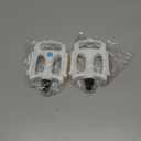 Alta Plastic 861 MTB Bike Pedals, Multiple Sizes and Colors (White)