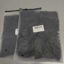 2 x Women's Mesh Lingerie Fishnet Babydoll Mini Dress Bodysuit See Through Shirts Long Sleeves Lingerie Bodysuit Cover Up (Black)