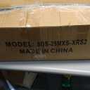 2 Pack 4 Ft Snow Flocked Christmas Entrance Tree, Artificial Xmas Tree with 60 LEDs Warm White Light Battery Operated 140 Branches 14 Pinecone Potted Tree for Outdoor Front Door Porch Home Decoration