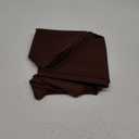 FOLINS&HOME Brown Round Tablecloth 60 Inch Waterproof Heavy Duty Wrinkle Free Polyester Fabric Circle Table Cloth Spillproof Washable Wipeable Circular Table Cover for Party, Banquet, Wedding, Dining