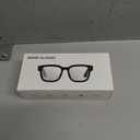 AI Smart Glasses with Camera, 8MP HD Camera Glasses, 1080P Video Recording Sunglasses, Real Time Translation, Voice Assistant, Open-Ear Audio for Travel, Meetings & Vlogging (Black)