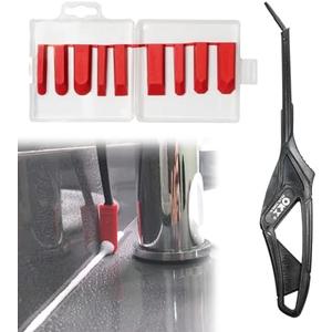 ORXPLUS TOOLS 10pcs Caulking Tool Kit Silicone Finishing Tool for Tight Areas Bathroom Kitchen Window Sink