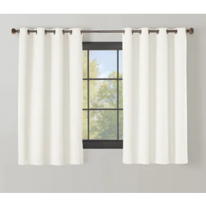 MODAVARI HOME FASHIONS PALMA BLACKOUT THERMAL LINED SINGLE PANEL 63"Lx62"W