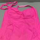 Women Tankini Bathing Suit Top - Halter Swim Tops Only Tummy Control No Bottom Swimwear Hot Pink XL