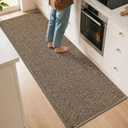 BEQHAUSE Kitchen Runner Rugs 31"x96", Kitchen Mats for Floor, Taupe