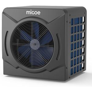 MICOE 17000 BTU Energy Efficient Electric Pool Heat Pump for Above Ground Pools Up to 15ft (8/11/15ft) & 5,000 Gallons, Swimming Pool Heater with Easy Install Kit,110V/120V