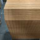 Brown Cordless Bamboo Slat Roll Up Blind with Privacy Backer Liner - 36-Inch Wide by 72-Inch Long