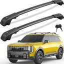 KINGGERI 300LBS Roof Rack Cross Bars - Compatible with Kia Telluride 2026 2027 with Raised Side Rails, Lockable Aluminum Roof Rails Crossbars Rooftop Cargo Basket Carrier Bag Luggage SUV Accessories