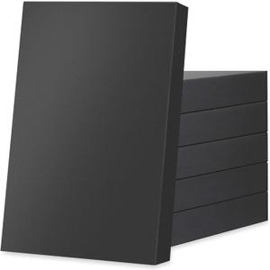 JINMING 6 Extra Large Gift Boxes with Lids 17x11x2.5 Inches for Clothes, Black Gift Boxes, Apparel Boxes for Mother's Day, Father's Day and All Occasion