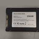 Aiibe 256GB Internal Solid State Drive SATA III SSD 256GB 2.5 SSD Drive Internal Up to 550MB/s for Computer Laptop (Black)