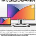CUNPU 24 Inch Touchscreen Monitor, 10 Point Touch, FHD 1080P 75Hz IPS Screen, 100% SRGB, VESA Wall Mountable, Tilt Adjustment, VGA HDMI USB for PC, Laptop Business & Work Station, Warehouse