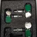 Multi-Protocol TPMS Sensors Fit for Toyota & Lexus, 315MHz / 433MHz  4PCS, Pre-Programmed Tire Pressure Monitoring Replacement for Subaru BRZ 4Runner Camry Corolla RAV4 Tacoma Tundra RX350 ES350